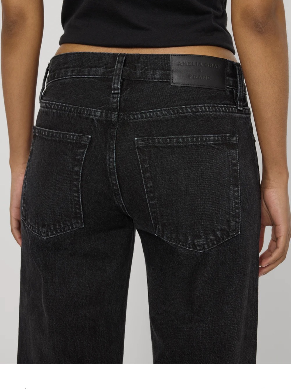 FRAME The Gray Low Rise Denim Shade Astral Size 26, inseam 31” - Picture 7 of 7